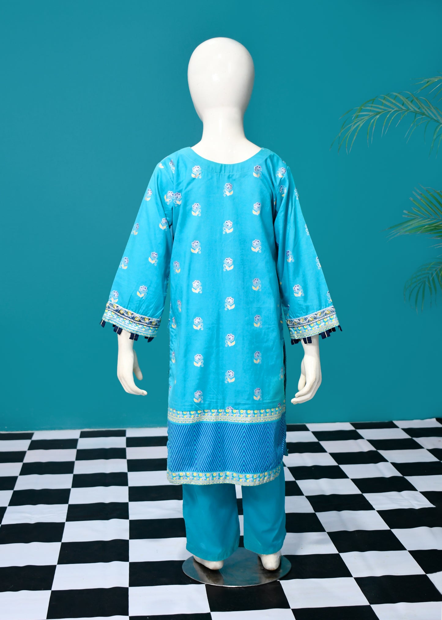 Kids Blue Majestic Flora