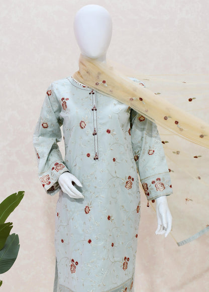 Sky Elegance SADABAHAR Rose Embroidery
