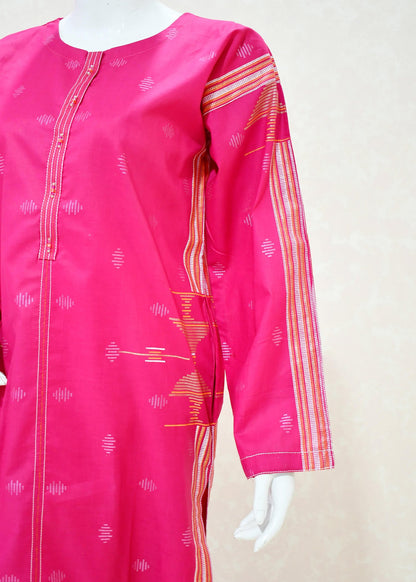 Gulabi Wavy Khaadi Pocket Design