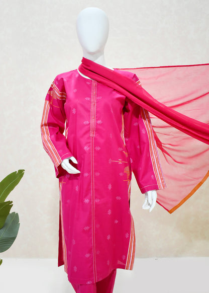 Gulabi Wavy Khaadi Pocket Design
