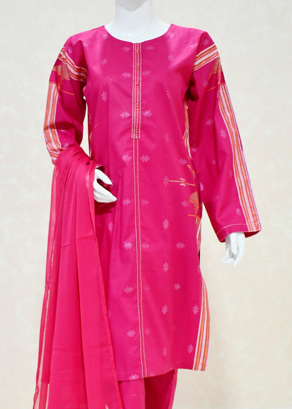 Gulabi Wavy Khaadi Pocket Design