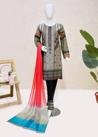 Traditional Sindhi Maruh Embroidered Shirt