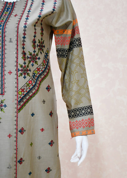 Traditional Sindhi Maruh Embroidered Shirt