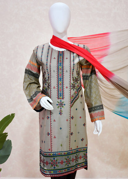 Traditional Sindhi Maruh Embroidered Shirt